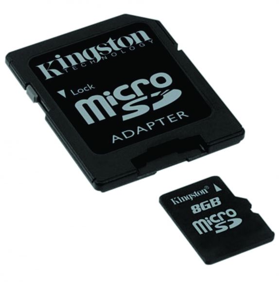 Cartao de Memoria Micro Sd Kingston 8Gb C/Adaptador